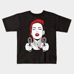 Mafia Girl Kids T-Shirt